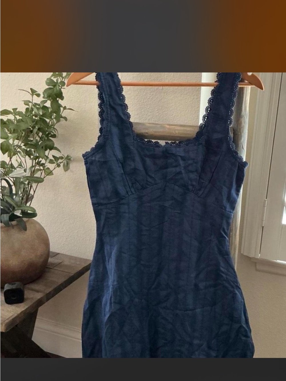 Princess Polly Dasha Mini Dress in Navy - Picture 2 of 3